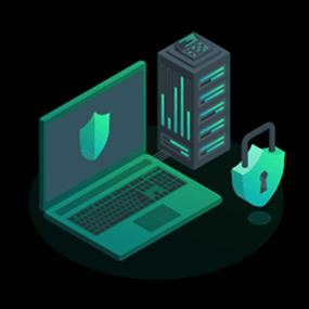 Multi-factor security wallet illustration